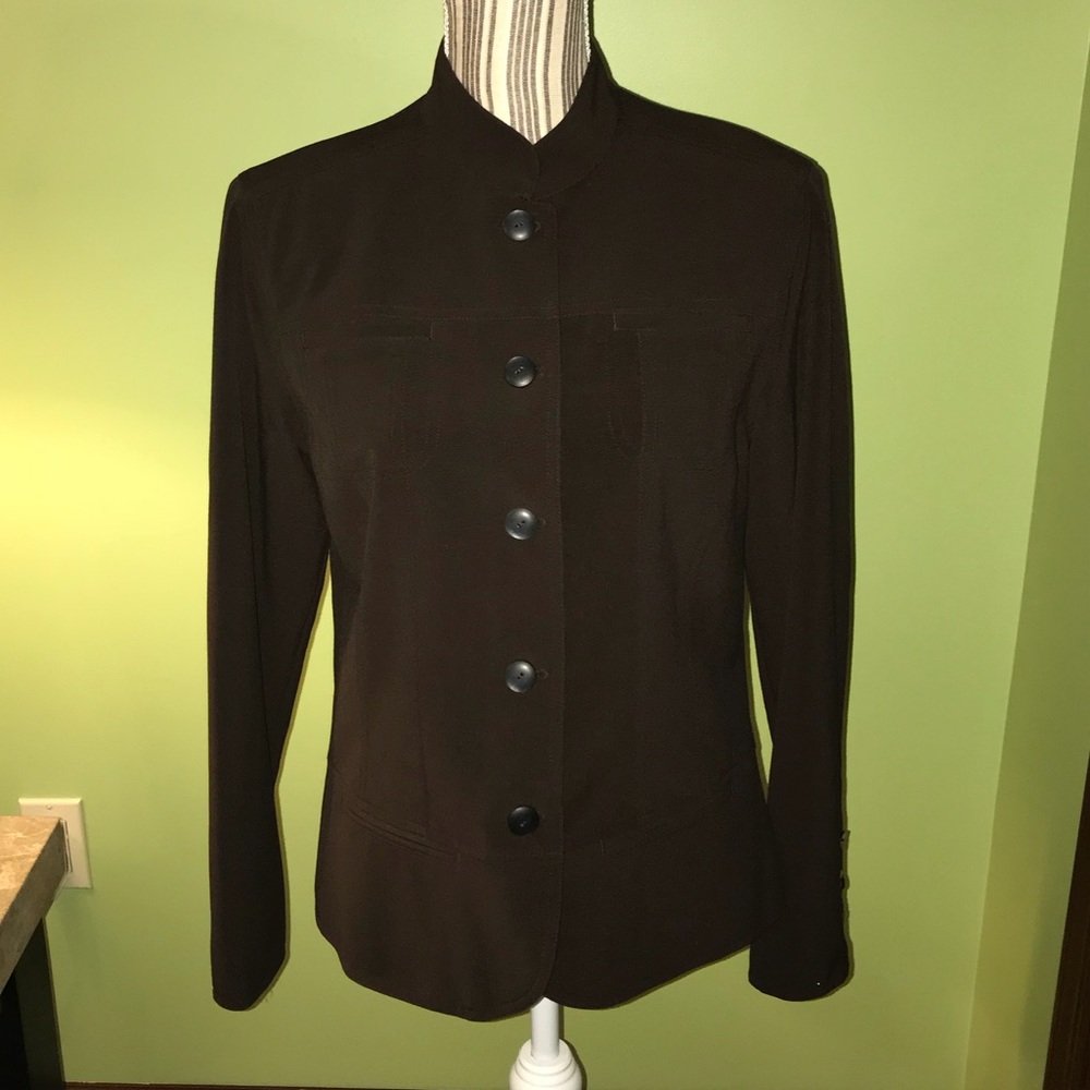 BROWN CHICO’S JACKET/BLAZER